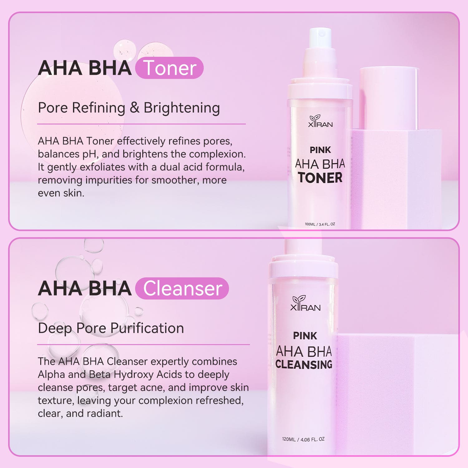 AHA BHA Toner&Cleanser